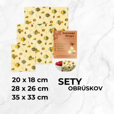 Sety voskových obrúskov 3 v jednom balení - Freshy voskové obaly